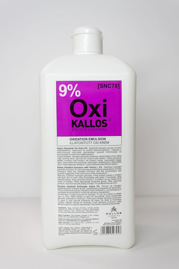 KALLOS OXI OXIDATION EMULSION 9% 1000ml főképe